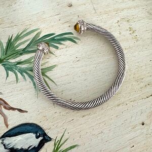 SOLD~DAVID YURMAN~ Citrine Classic Cable Bracelet